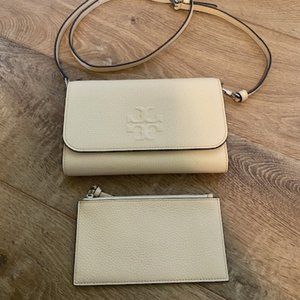 NWOT Tory Burch Ecru crossbody purse